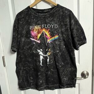 Pink Floyd Dark Side of the Moon Mineral Washed Pink Floyd Band Tee Size XL